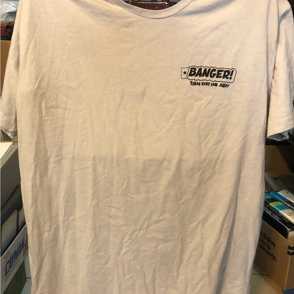 Banger in the Hanger Houston TX 2021 Men's Cream T-Shirt Size XL